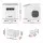 Devanti Portable Ice Maker Machine 12kg Daily Capacity, 1.3L Water Tank, Self-Cleaning, Quiet White Countertop