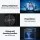 Devanti 15kg Ice Maker Machine Black Countertop, 3L, 3 Ice Sizes, Bullet-Shaped Cubes, Portable, Quiet Operation