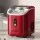 Devanti 15kg Nugget Ice Maker - Fast 5-Min Production, Eco-Friendly Red Design, 1.1L Tank, Self-Cleaning & Alarms