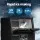 Devanti 30kg Commercial Ice Maker Cube Machine, Adjustable Thickness, Self-Cleaning, Quiet Operation, Black, 220W
