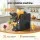 Devanti 2L Slushie Machine Ice Cream Maker Black – Multi-Function, No Pre-Freezing, Easy Clean, Serves 8
