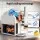 Devanti 5in1 Slushie & Ice Cream Machine, 2L, White – Multi-Function, No Pre-Freezing, Easy Clean, LED Display, 185