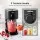 NORDA 1.1L Slushie Machine Shaved Ice Maker 3 Texture Levels 25W Black Frozen Drink Maker with Stirring Function