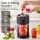 NORDA 1.1L Slushie Machine Shaved Ice Maker 3 Texture Levels 25W Black Frozen Drink Maker with Stirring Function