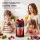 NORDA 1.1L Slushie Machine Shaved Ice Maker 3 Texture Levels 25W Black Frozen Drink Maker with Stirring Function