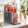 NORDA 2L Slushie Machine Grey Orange Countertop Frozen Drink Maker 1.8L Capacity Touch Controls Presets