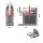 NORDA 2L Slushie Machine Grey Orange Countertop Frozen Drink Maker 1.8L Capacity Touch Controls Presets