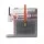 NORDA 2L Slushie Machine Grey Orange Countertop Frozen Drink Maker 1.8L Capacity Touch Controls Presets