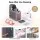 NORDA 2L Slushie Machine Grey Orange Countertop Frozen Drink Maker 1.8L Capacity Touch Controls Presets