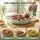 5-Star Chef 3.3L Enamelled Cast Iron Dutch Oven Green for Sourdough Baking Oven Safe to 260°C and Induction Compatible