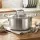 5-Star Chef 4.5 L Stainless Steel 24 cm Dutch Oven Pot with Lid Stay-Cool Handle Induction Safe Cookware