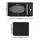 Devanti 20L Microwave Oven 700W Black Digital Control, 8 Auto Cook Menus, LED Display, Child Lock, Quick Defrost