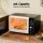 Devanti 20L Microwave Oven 700W Black Digital Control, 8 Auto Cook Menus, LED Display, Child Lock, Quick Defrost