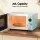 Devanti 20L Microwave Oven 700W Green Digital Control 8 Auto Cook Menus 6 Power Levels Child Lock 24h Timer