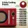 Devanti 20L 700W Microwave Oven Red Digital Control 8 Auto Cook Menus Defrost by Weight and Child Lock