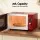 Devanti 20L 700W Microwave Oven Red Digital Control 8 Auto Cook Menus Defrost by Weight and Child Lock