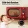 Devanti 20L 700W Microwave Oven Red Digital Control 8 Auto Cook Menus Defrost by Weight and Child Lock