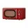 Devanti 20L 700W Microwave Oven Red Digital Control 8 Auto Cook Menus Defrost by Weight and Child Lock