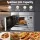 Devanti 30L Built In Microwave Oven Silver with Grill Air Fry Convection Digital Controls 900W Output