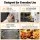 Devanti 30L Built In Microwave Oven Silver with Grill Air Fry Convection Digital Controls 900W Output