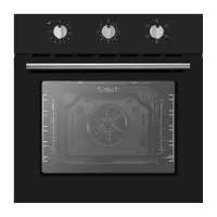 Devanti 60cm Built-In Electric Wall Oven, 70L, Stainless Steel, 5 Auto Cooking Modes, 120-Min Timer, Cool-Touch Handle