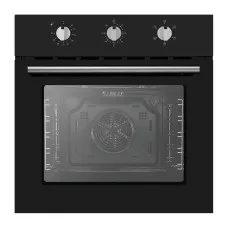 Devanti 60cm Built-In Electric Wall Oven, 70L, Stainless Steel, 5 Auto Cooking Modes, 120-Min Timer, Cool-Touch Handle