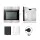 Devanti 60cm Built-In Electric Oven 70L Stainless Steel 5 Functions 2200W Timer 50-250°C 10A Plug 59.5cm