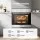 Devanti 60cm Built-In Electric Oven 70L Stainless Steel 5 Functions 2200W Timer 50-250°C 10A Plug 59.5cm
