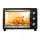 Devanti 30L Electric Convection Oven & Fryer, 1600W Stainless Steel, 6-Stage Control, Timer, Non-Stick, Black
