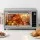 Devanti 48L Convection Oven 2000W Digital Benchtop Rotisserie Bake Grill 10 Presets 40–230°C Silver