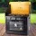 Devanti Portable Gas Oven and Stove, Stainless Steel, Black, 53.5x30x46cm, Outdoor Cooking, LPG, Twin Burners