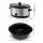 Devanti 6.5L Slow Cooker Electric Multi Cooker Oval Stoneware 3 Heat Settings Keep Warm Silver 240W Multi