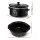 Devanti 5.6L Slow Cooker Electric Multi Cooker 3 Heat Settings Keep Warm Function Black 230W 41cm Oval