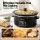 Devanti 5.6L Slow Cooker Electric Multi Cooker 3 Heat Settings Keep Warm Function Black 230W 41cm Oval