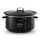 Devanti 8L Electric Slow Cooker Multi Cooker – Programmemable, 3 Heat Settings, Stoneware Pot, Keep Warm, Black