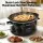 Devanti 8L Electric Slow Cooker Multi Cooker – Programmemable, 3 Heat Settings, Stoneware Pot, Keep Warm, Black