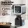 Devanti Portable Desktop Range Hood Dual Filters 12V 13.2W 50ml 2.93m³/min Black