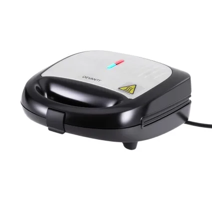 Devanti 3-in-1 Sandwich Waffle Panini Press Grill 850W - Stainless Steel, Non-Stick, Space-Saving Design & Easy Cleanup