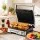 Devanti 2000W 3-in-1 Panini Press Grill Sandwich Maker 4 Slice 180° Open Non-Stick Removable Plates