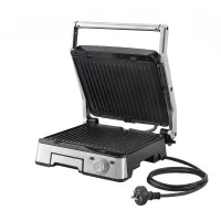 Devanti 2000W 3-in-1 Panini Press Grill Sandwich Maker 4 Slice 180° Open Non-Stick Removable Plates