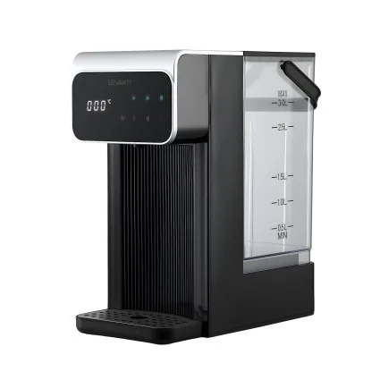 Devanti Instant Hot Water Dispenser 3L 2400W Touch Control Removable Tank Black