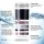 Devanti 22L Countertop Water Cooler Dispenser 7-Stage Filtration Hot Cold Room Temperature 3 Taps 220-240V