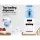 Devanti 22L Benchtop Water Cooler Dispenser with 6-Stage Filtration, Hot, Cold & Room Temp Taps, Food-Grade Plastic