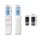 Devanti 22L Water Cooler Dispenser Stand White with 7-Stage Filtration, Dual Taps, Child Lock & Storage Cabinet