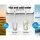 Devanti Water Cooler Dispenser, Metal & Plastic, White, 27x30x86.5cm, Hot & Cold Taps, Child-Lock, Storage Cabinet