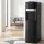 Devanti 3 Tap Bottom Loading Water Cooler Dispenser Chiller Hot Cold Normal Stainless Steel Black 3 Temperatures