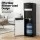 Devanti 3 Tap Bottom Loading Water Cooler Dispenser Chiller Hot Cold Normal Stainless Steel Black 3 Temperatures
