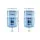 Devanti Water Cooler Dispenser, Food-Grade Plastic, 22L, Blue, 6-Stage Filtration, Purifies Tap Water, Eco-Friendly