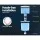 Devanti Water Cooler Dispenser, Food-Grade Plastic, 22L, Blue, 6-Stage Filtration, Purifies Tap Water, Eco-Friendly