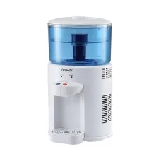 Devanti 5L Bench-top Water Cooler Dispenser with Filter Dual Temperature 4.4L Split Tank Compact White